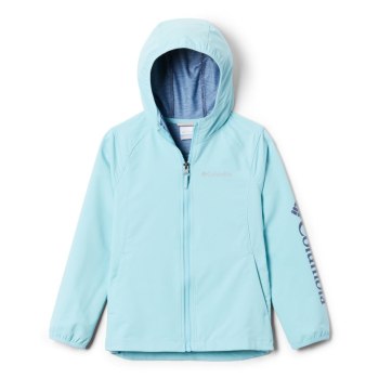 Columbia Rocky Range Softshell, Chamarras Turquesa Claro Para Niña | 548369-ZAC